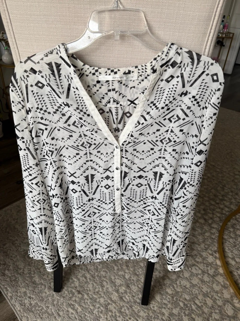 Spring Office Blouse Floral Bundle M Mixed Brands Fun2Fun Pleione Sienna Sky 5pc - Picture 2 of 14